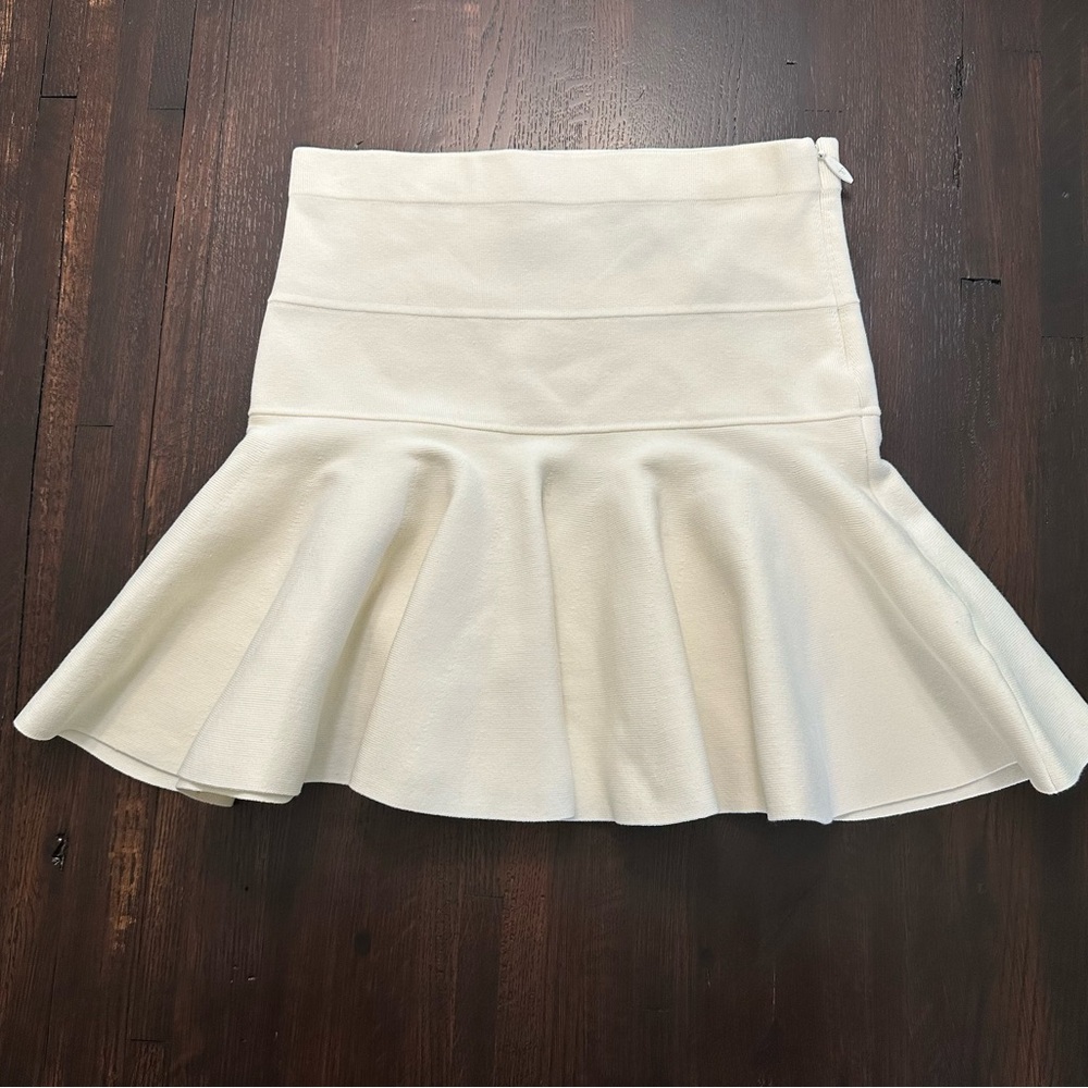 Juicy Couture Cream Mini Skirt